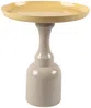 Vente-unique - KYRESA Beistelltisch Metall BeigeGelb - B 40 cm x H 45,5 cm x L 40 cm Bild 3