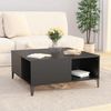 vidaXL Couchtisch Schwarz 80x80x36,5 cm Holzwerkstoff 821101 Bild 3