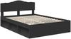 vidaXL Bettrahmen Schwarz 140 x 200 cm Massives Kiefernholz 3412890 Bild 4