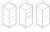 Küchenblock R-Line Rot Hochglanz/Weiß 180 cm ohne Arbeitsplatte Vicco Bild 3