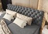 B&B Home Boxspringbett Boxbett Figo IV 180 cm 200 cm (inkl zwei Bettkästen, Multipocket-Matratze und Topper, Chesterfield) Bild 2