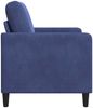 vidaXL Sofa mit Stauraum Polizeiblau 72 x 78 x 87 cm Polyester 42036889 Bild 5