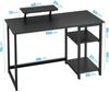 Schreibtisch mit Stauraum 100cm Schwarz - GreenForest Bild 3