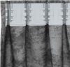 vidaXL Samtvorhänge mit Vorhängen 2 pcs Grau 140 x 140 cm Samt 4107688 Bild 5