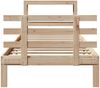 vidaXL Bettgestell mit Kopfteil ohne Matratze 90x200 cm 3306106 Bild 4