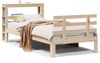 vidaXL Bettgestell mit Kopfteil ohne Matratze 90x200 cm 3306106 Bild 2