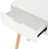 vidaXL Konsolentisch Kiefernholz Massiv 80 x 30 x 72 cm Weiß 244737 Bild 5