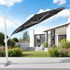Kettler Ampelschirm Sonnenschirm EASY SWING rund mit Schutzhaube 350cm Schwarz L Bild 2