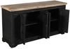 Sideboard 171x90cm 'Mumbai' Mango natur & schwarz Bild 4