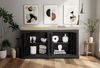 Sideboard 171x90cm 'Mumbai' Mango natur & schwarz Bild 2
