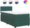 vidaXL Boxspringbett mit Matratze Dunkelgrün 80x200 cm Samt 3289893 Bild 2