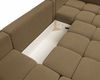 AX LIVING Ecksofa mit Bettkasten und Schlaffunktion Hosio 359 cm in Hellbraun Bild 5