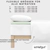 Schlafgut Spannbettlaken PURE TOPPER Bio-Baumwolle mit Elasthan 170 g/m² für Topper bis 10 cm, Jersey-Elasthan, Gummizug: rundum, (1 Stück), PREMIUM Laken für Matratzen bis 10 cm Höhe, dehnbar, blickdicht Bild 3