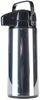 Airpot Isolierkanne 1,9 L - Edelstahl Pumpkanne mit Tragegriff, Silber-Schwarz Bild 2