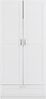 Kleiderschrank Finning 176x80x52 cm 4 Fächer Weiß [en. casa] Bild 4
