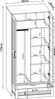 Kleiderschrank Finning 176x80x52 cm 4 Fächer Weiß [en. casa] Bild 3
