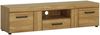 Wohnwand >Cortina< (3-teilig) in Grandson Eiche Dekor - 215x195x41 (BxHxT) Bild 2