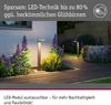 Paulmann 94829 LED Pollerleuchte Zenera insektenfreundlich IP44 Anthrazit Bild 2