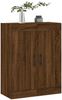 Wandschrank, Hängeschrank, Buffetschrank Braun Eichen-Optik 69,5x34x90 cm Holzwerkstoff Bild 4