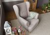Ohrensessel 71x74x105 taupe SCANDI #110 Bild 2