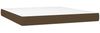 vidaXL Boxspringbett mit Matratze Dunkelbraun 160x200 cm Stoff 3144186 Bild 5