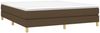 vidaXL Boxspringbett mit Matratze Dunkelbraun 160x200 cm Stoff 3144186 Bild 3