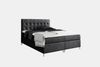 99rooms Sorento Boxspringbett Velours 120x200 cm Schwarz Bild 3
