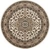 Orientalischer Kurzflor Teppich Parun Täbriz - beige - 160 cm Durchmesser Bild 2