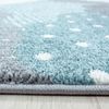 Teppich BAMBI BLUE 120 X 120cm Rund Bild 3