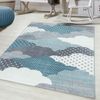 Teppich BAMBI BLUE 120 X 120cm Rund Bild 4