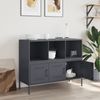 vidaXL Sideboard Anthrazit 100,5x39x79 cm Stahl 843092 Bild 3