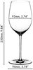 RIEDEL 4900/0W FATTO A MANO Cabernet / Merlot Weinglas - Stiel WEISS Bild 2