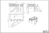 Vipack 'Scotty' Spielbett inkl. Lattenrost, Rutsche, Textilset und Leiter in Kiefer Weiß, Birdy Bild 4