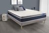 Actiflex confort matratze 160x200 cm + Bettgestell mit lattenrost - Dicke : 26cm - Taschenfederkern und Memory-schaum - H3 Bild 2