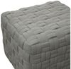 SVITA Hocker POPPY, mit geflochtenem Muster, Sitzhocker, Hocker, Beistelltisch, Couchtisch Bild 2