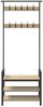 vidaXL Garderobenständer Sonoma-Eiche 75 x 34 x 184 cm Holzwerkstoff 879954 Bild 5
