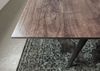 Esstisch Akazie 160x90x76 grau lackiert Beine anthrazit matt SWISS EDGE #17 Bild 5