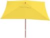 Ersatz-Bezug für Sonnenschirm Florida 3x4m, Sonnenschirmbezug Ersatzbezug, Polyester ~ gelb Bild 3