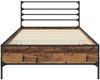 vidaXL Bettrahmen Altholz 80 x 200 cm Holzwerkstoff 8009115 Bild 3