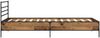 vidaXL Bettrahmen Altholz 80 x 200 cm Holzwerkstoff 8009115 Bild 4