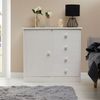 IDIMEX Kommode RONDO, Kommode in weiß mit 1 Tür und 4 Schubladen Schubladenschrank im Landha Bild 2