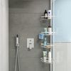 Teleskop-Eckregal, 4 Körbe, Teleskop-Stange bis max. ca. 290 cm, weiß Bild 2