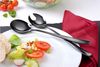 Salatbesteck 2-tlg, Edelstahl, schwarz Bild 3