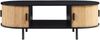 Couchtisch Tvedestrand 120x55x40 cm Bambus Schwarz/Natur [en. casa] Bild 4
