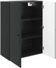 vidaXL Wandschrank Schwarz 66 x 34,5 x 90 cm Holzwerkstoff 899076 Bild 2