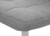 2er-Set Esszimmerstuhl Kavala, Küchenstuhl Stuhl, Stoff/Textil Chrom drehbar FSC®-zertifiziert ~ hellgrau Bild 5