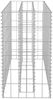 vidaXL Gabionen-Hochbeet Verzinkter Stahl 90×30×60 cm 145630 Bild 5