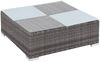 vidaXL 8-tlg. Garten-Lounge-Set mit Auflagen Poly Rattan Grau 44424 Bild 5