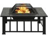 vidaXL Feuerkorb mit Schürhaken 79x79x46,5 cm XXL Stahl 360061 Bild 3