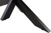 Couchtisch 120x60x45 Marmor schwarz / Kreuzgestell Eisen schwarz BARCELONA #414 Bild 4